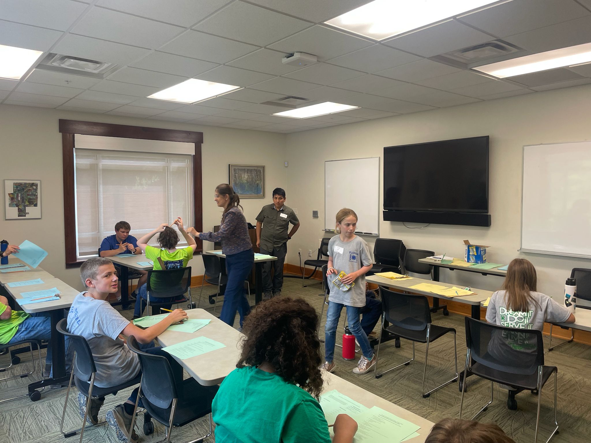 4-H Forest Ecology program in the field